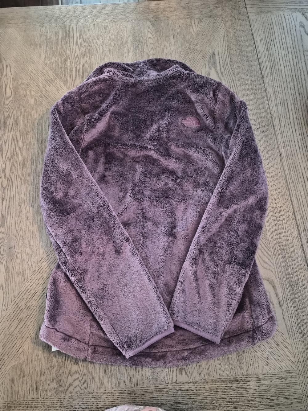 The North Face Purple Fuzzy Full-Zip Jacket - Picture 3 of 3